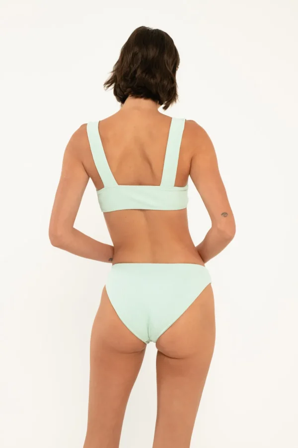 Tops<Citrine Swim Bea Top // Seafoam (ribbed)
