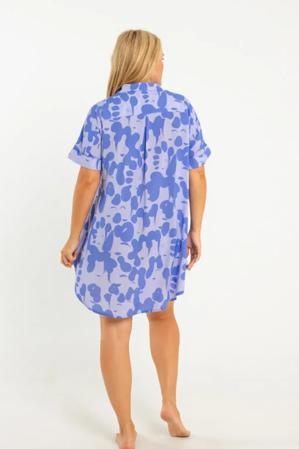 Tops | Dresses<Citrine Swim Breaker Dress // Blue Ladies