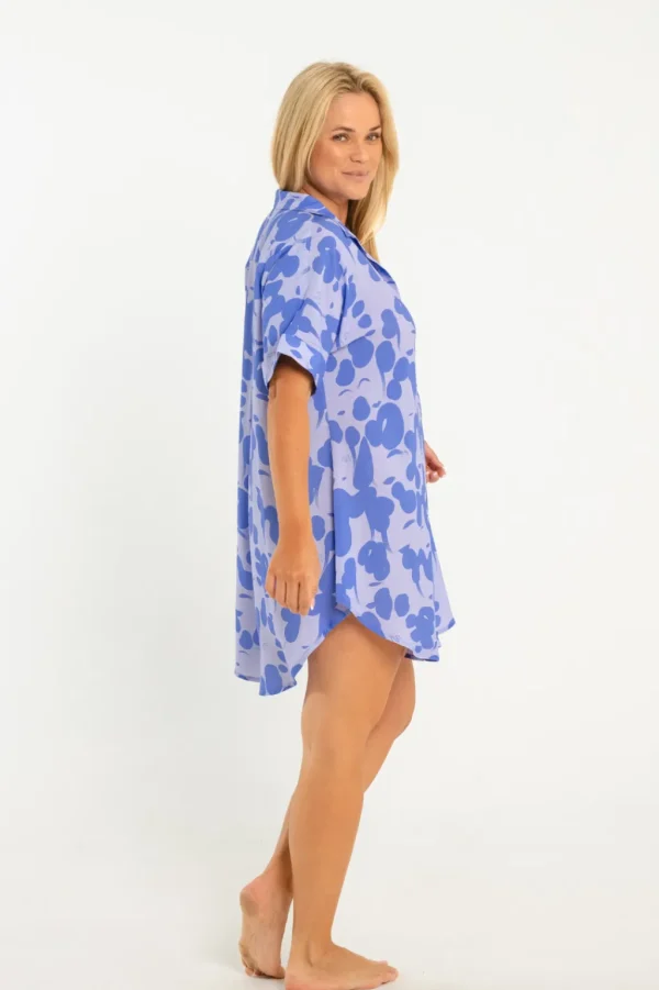 Tops | Dresses<Citrine Swim Breaker Dress // Blue Ladies