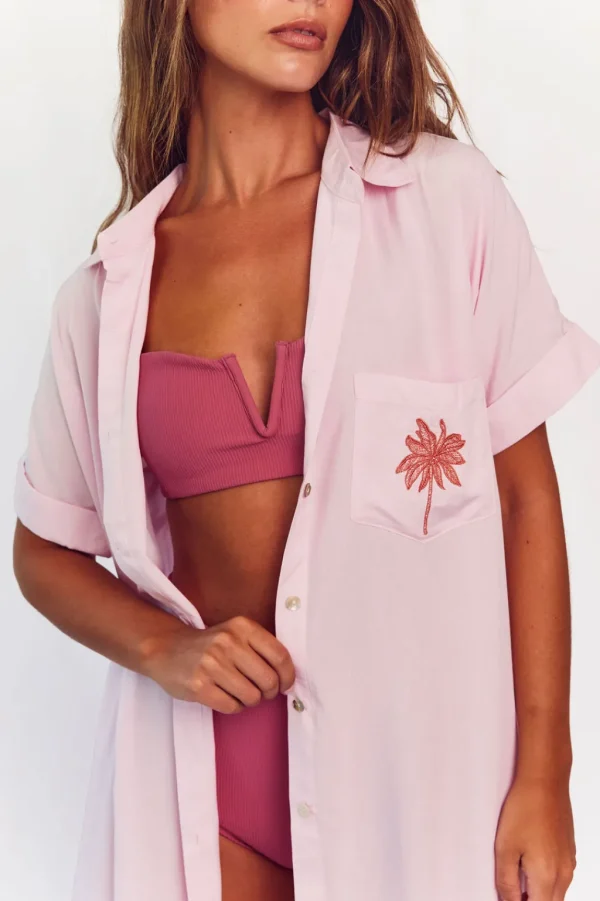 Tops | Dresses<Citrine Swim Breaker Dress // Petal