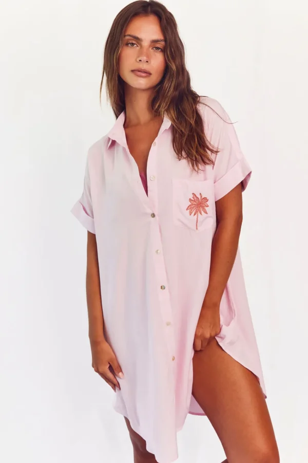 Tops | Dresses<Citrine Swim Breaker Dress // Petal