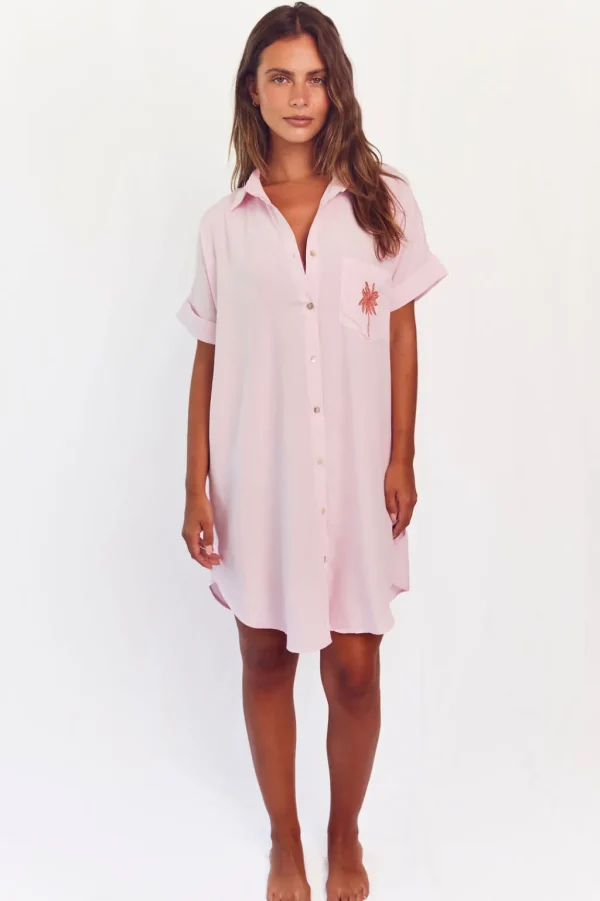 Tops | Dresses<Citrine Swim Breaker Dress // Petal