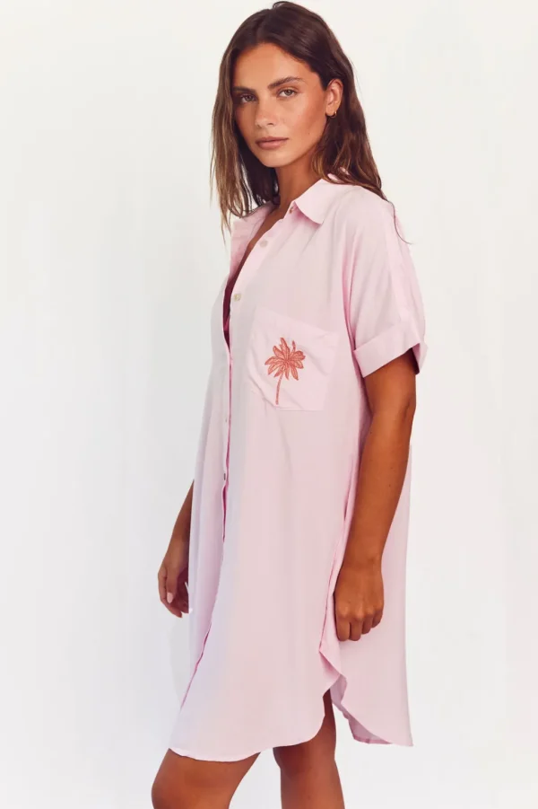 Tops | Dresses<Citrine Swim Breaker Dress // Petal