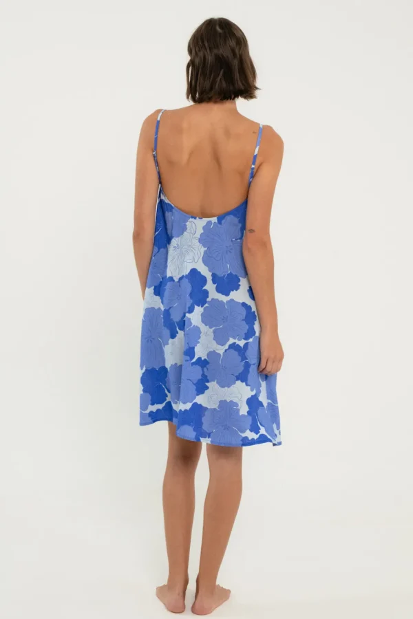 Dresses<Citrine Swim Carmel Dress // Blue Floral