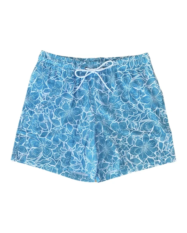 Boys | Mens<Citrine Swim Cole Boardies // Dark Aqua Floral - MENS
