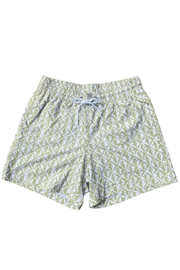 Boys | Mens<Citrine Swim Cole Boardies // Olive Reflections - MENS