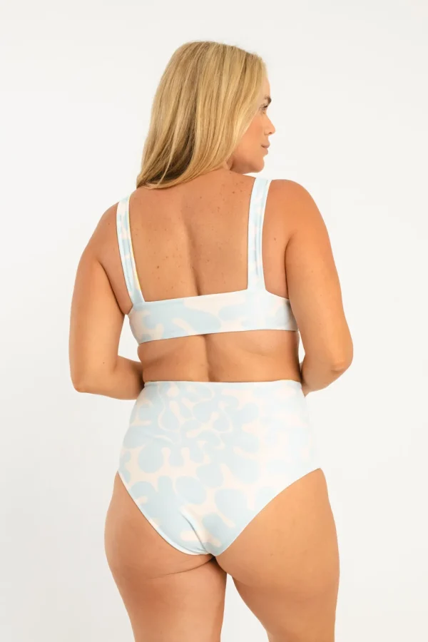 Bottoms<Citrine Swim Dakota Bottom // Blue/Green Abstract (reversible)
