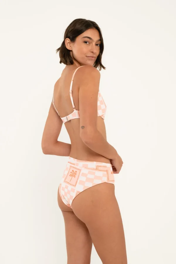 Tops<Citrine Swim Ellen Top // Tile Print
