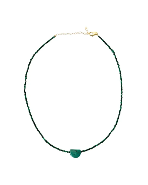Jewelry<Citrine Swim Emerald Crystal Stone Necklace