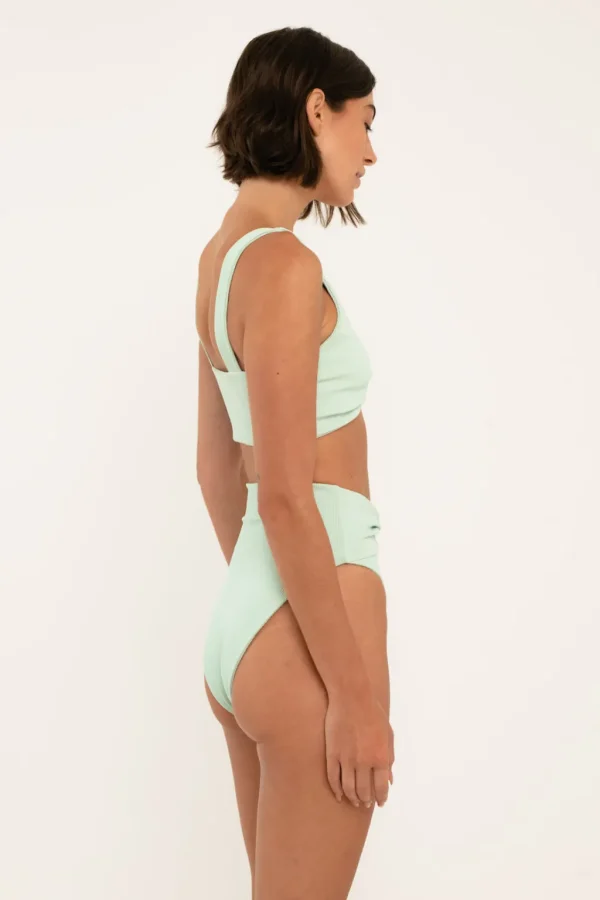 Bottoms<Citrine Swim Georgette Bottom // Seafoam (ribbed)