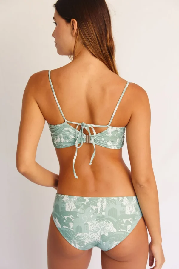 Tops<Citrine Swim Hana Top // Green Jungle