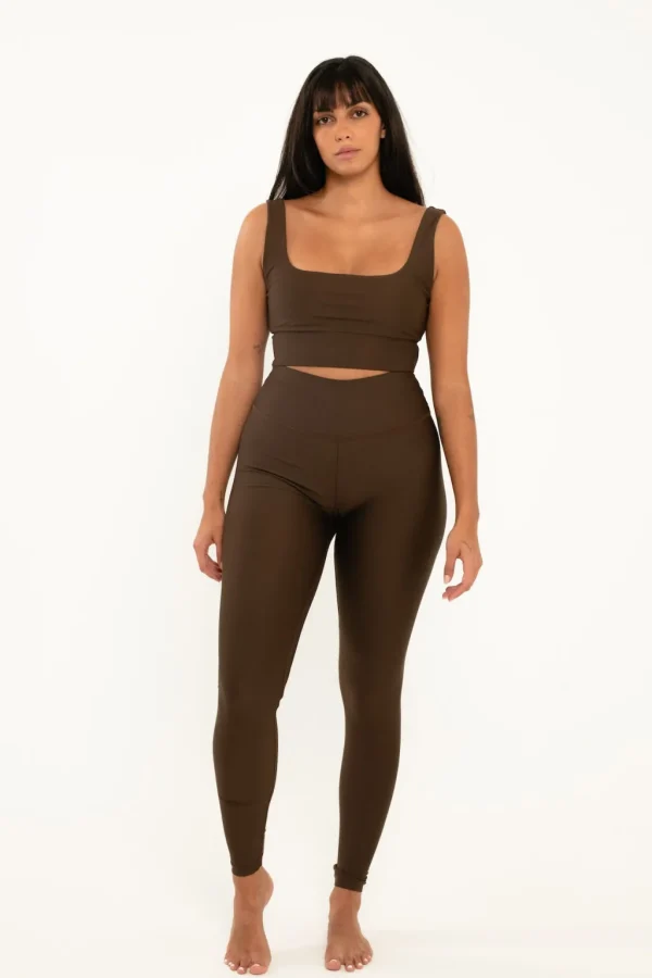 Active<Citrine Swim Lana Top // Mocha