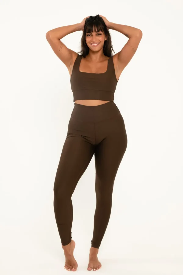 Active<Citrine Swim Lana Top // Mocha