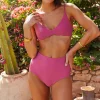 Tops<Citrine Swim Lulu Top // Orchid (ribbed)