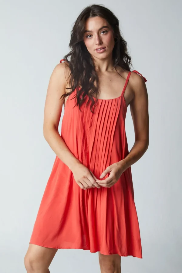 Dresses<Citrine Swim Marin Romper // Crimson