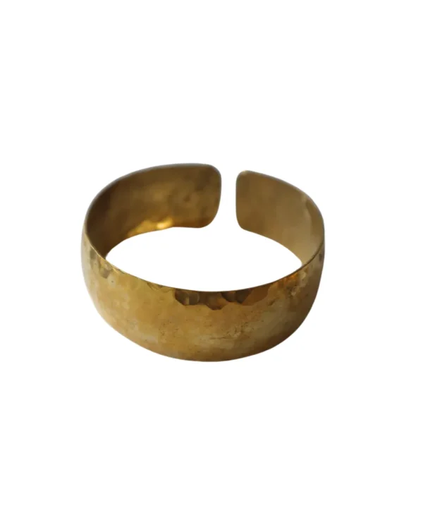 Jewelry<Citrine Swim Medium Hammered Brass Moroccan Cuff