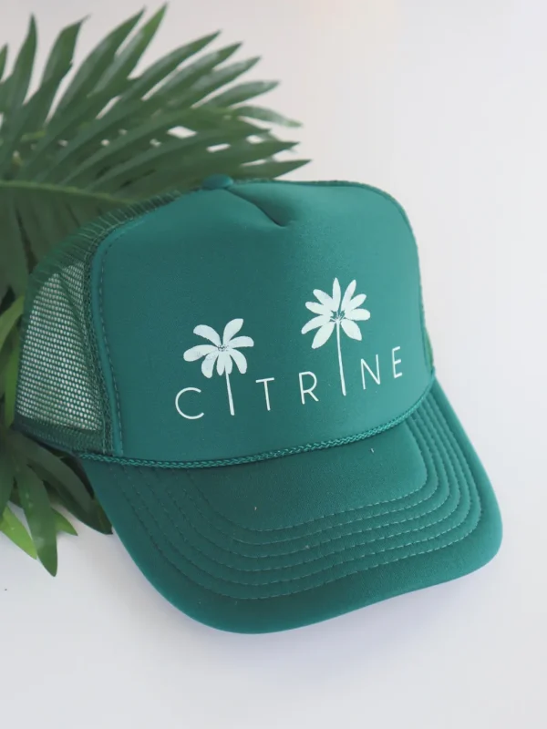 Hats<Citrine Swim Mesh Trucker Hat // Green