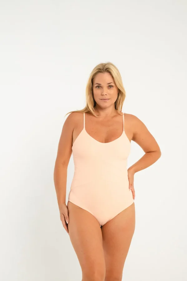 One Pieces<Citrine Swim Pippa One Piece // Peach (ribbed)