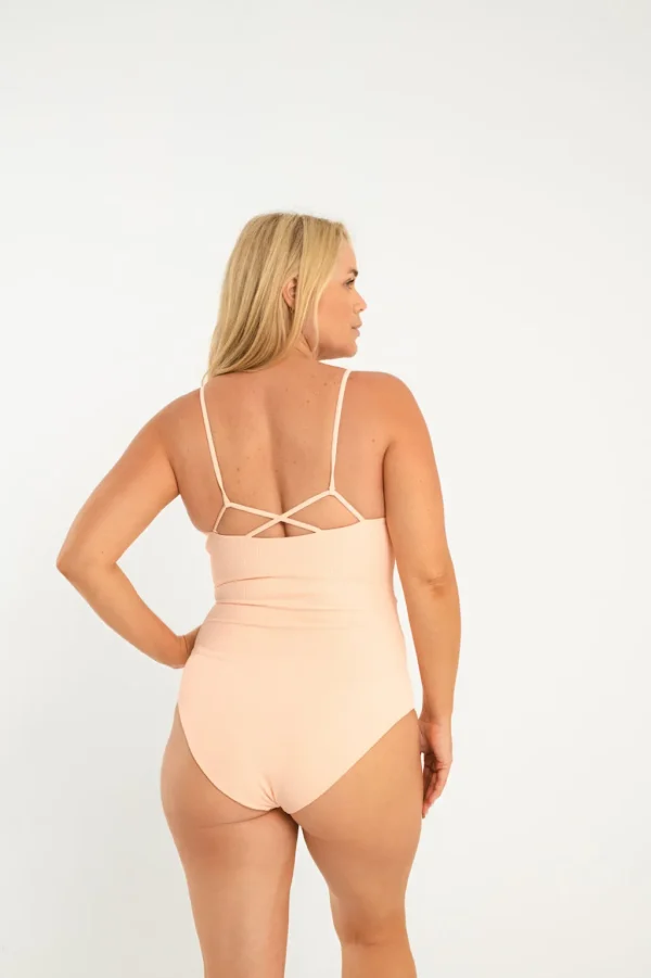 One Pieces<Citrine Swim Pippa One Piece // Peach (ribbed)