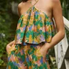 Tops<Citrine Swim Rio Top // Olive Jungle