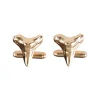 Jewelry<Citrine Swim Shark Tooth Cufflinks