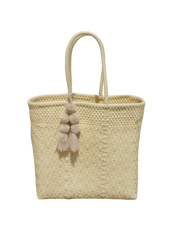 Totes<Citrine Swim Un Pueblo Open Medium Tote - Bone